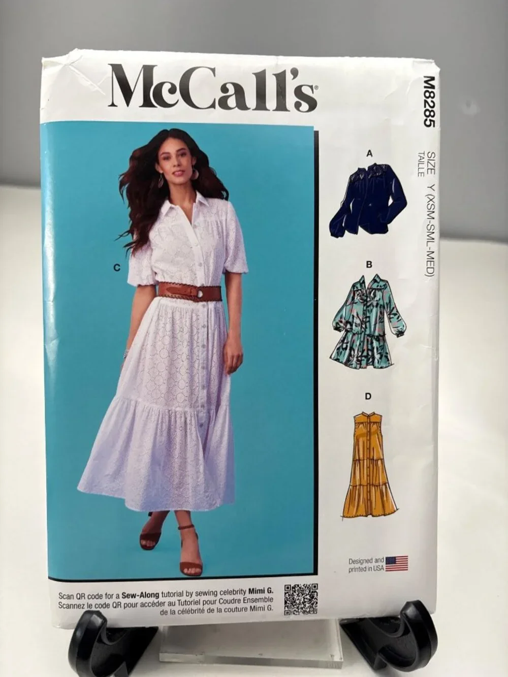 McCalls M8285 Womens Dress Sewing Pattern Size XSmall-Medium Uncut
